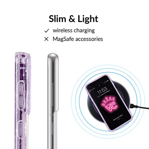 Lilac Stardust Samsung Case
