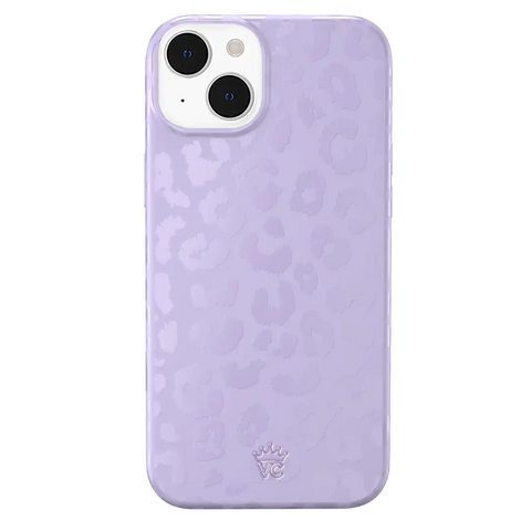 Lilac Leopard iPhone Case