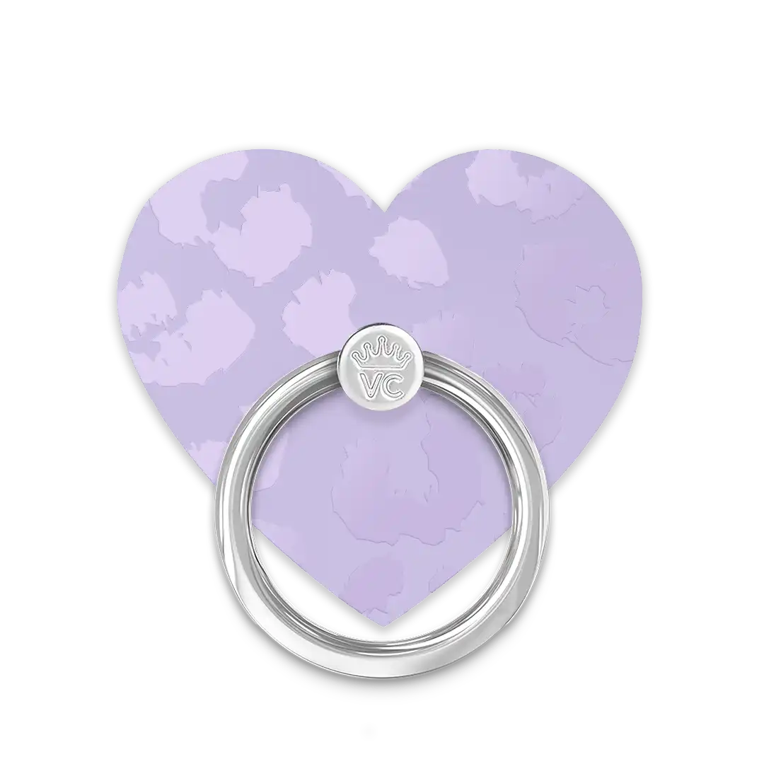 Lilac Leopard Phone Ring