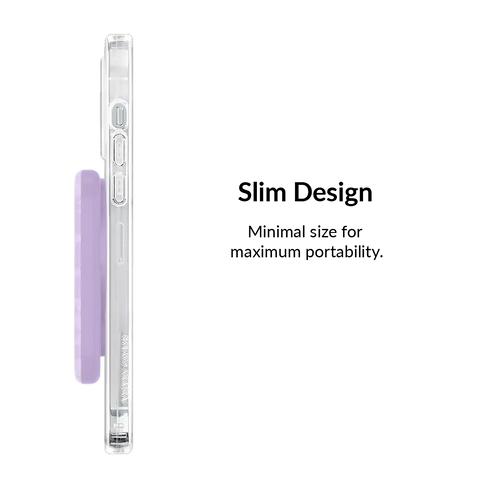 Lilac Leopard Portable MagSafe Charger Power Pack