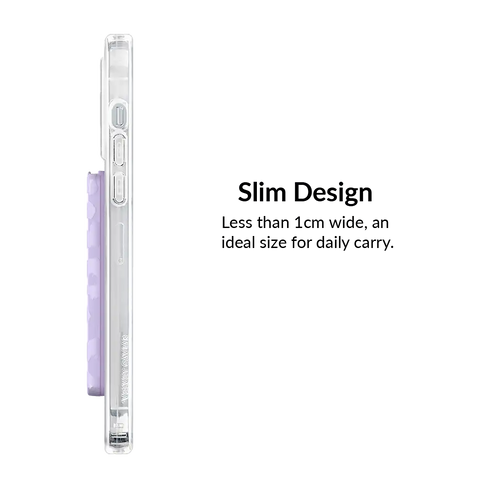 Lilac Leopard MagSafe Wallet