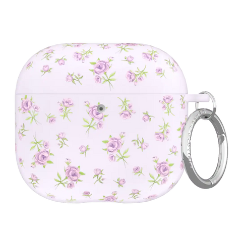 Dainty Lilac Floral AirPod Case