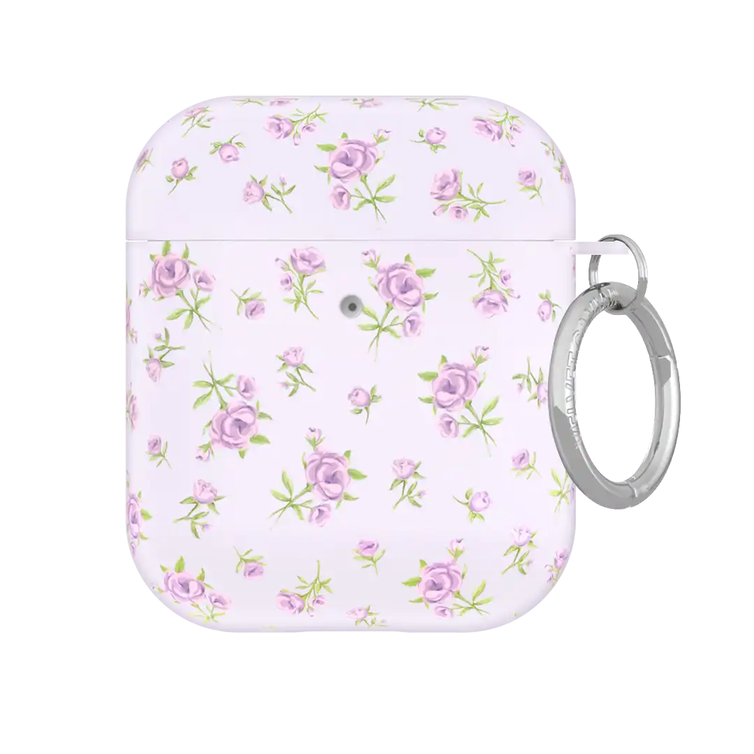 Dainty Lilac Floral AirPod Case