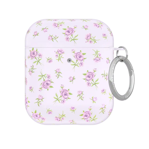 Dainty Lilac Floral AirPod Case
