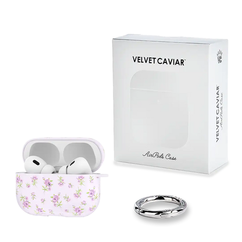 Dainty Lilac Floral AirPod Case