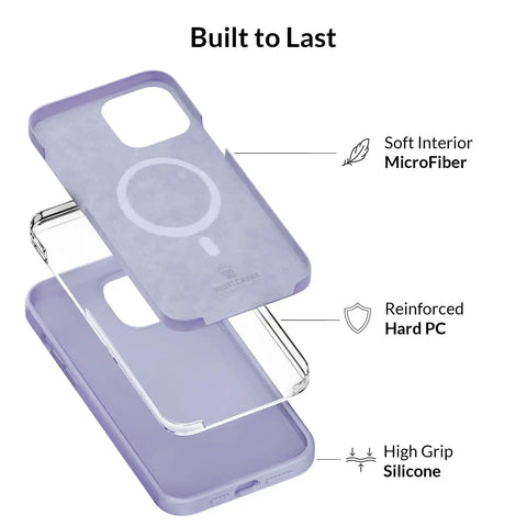 Purple Silicone iPhone Case