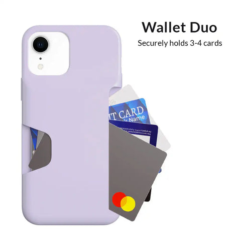Light Purple iPhone Wallet Case