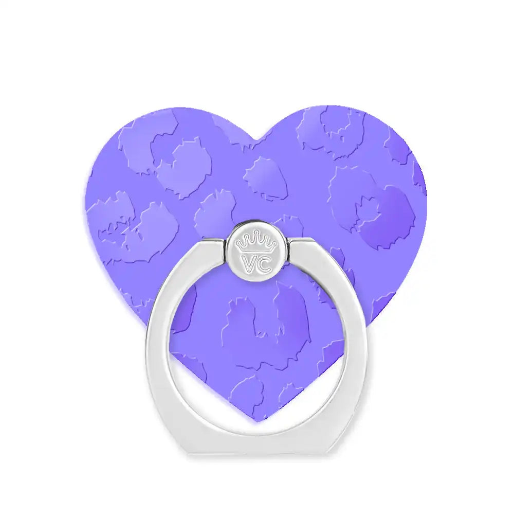 Electric Purple Leopard Phone Ring