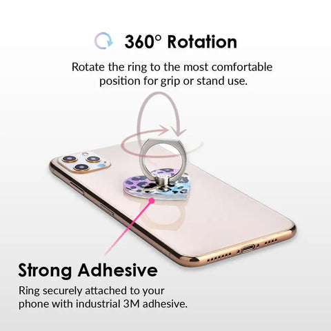 Rainbow Leopard Phone Ring