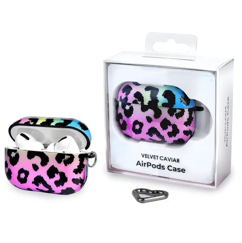 Rainbow Leopard AirPods Case
