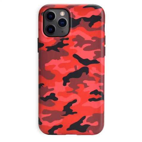 Red Camo iPhone Case