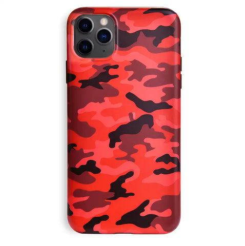 Red Camo iPhone Case