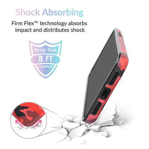 Red Camo iPhone Case