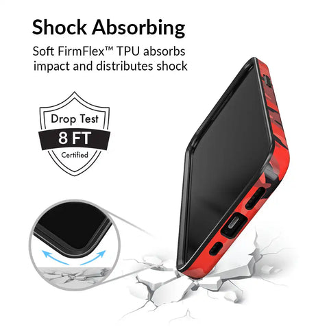 Red Camo iPhone Case
