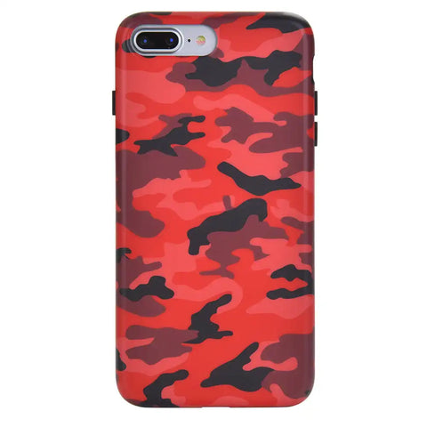 Red Camo iPhone Case
