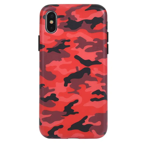 Red Camo iPhone Case