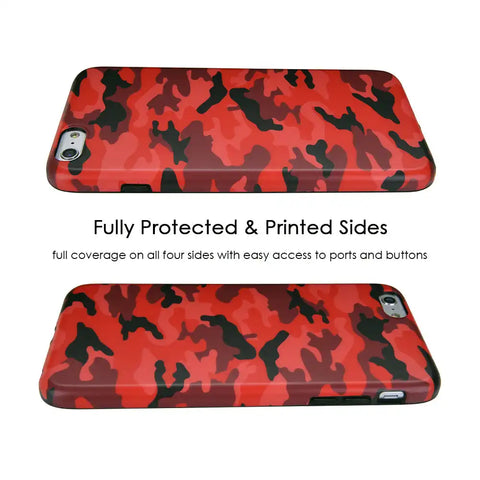 Red Camo iPhone Case