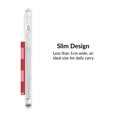 Rose Vibe Checkered Magsafe Wallet
