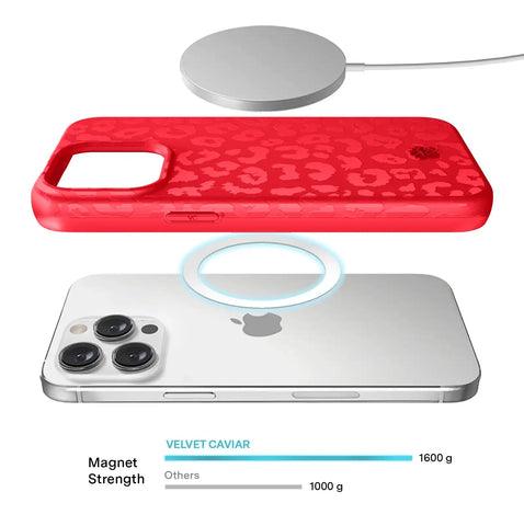 Red Hot Leopard iPhone Case