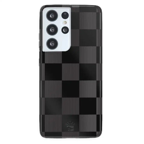 Noir Vibe Checkered Samsung Case