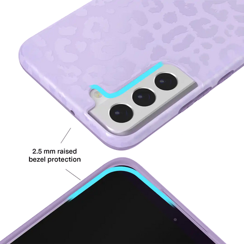 Lilac Leopard Samsung Case