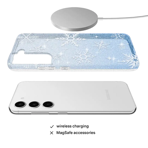 Snow Angel Glitter Samsung Case