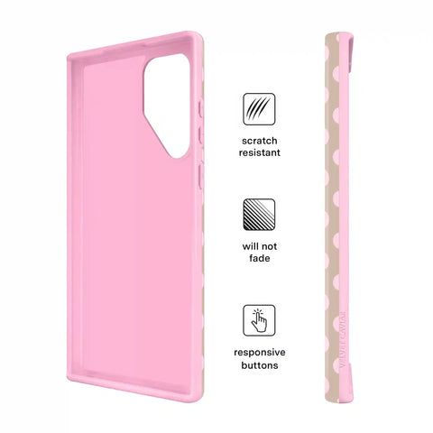 Brown Sugar Polka Dot Samsung Case