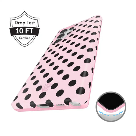 Princess Pink Polka Dot Samsung Case