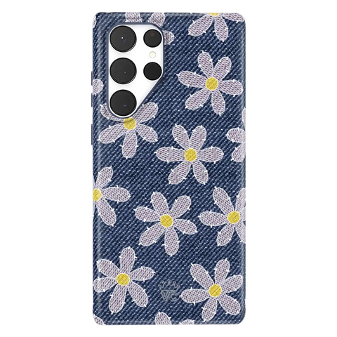 Denim Daisy Samsung Case