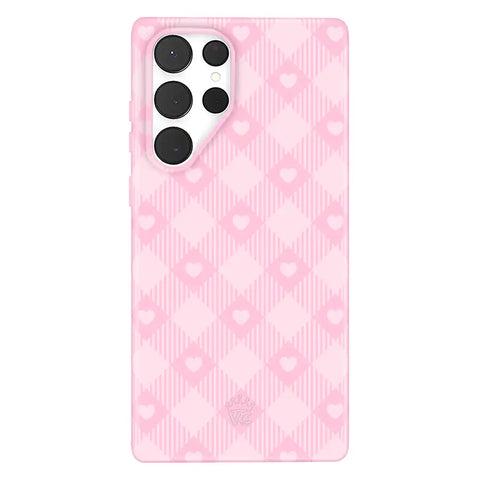 Dolly Pink Gingham Samsung Case