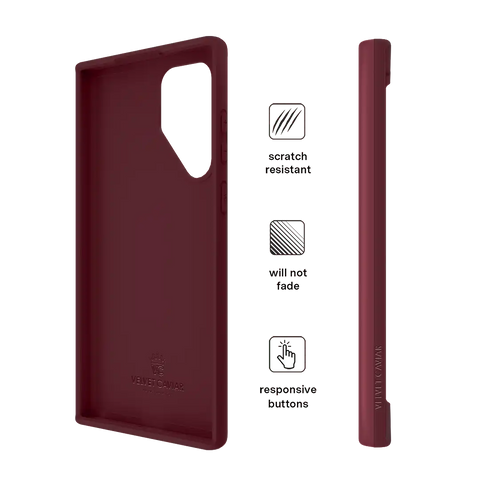 Burgundy 1990 Samsung Case