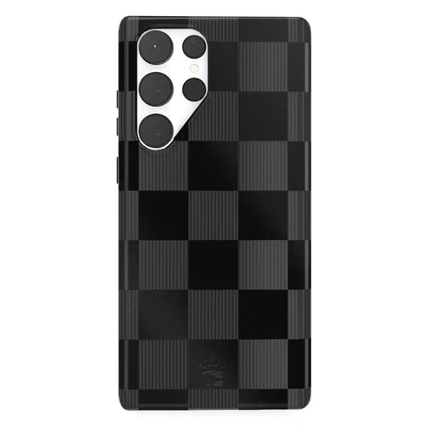 Noir Vibe Checkered Samsung Case