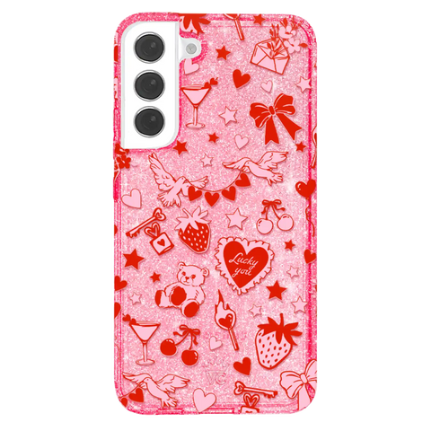 Be Mine Glitter Samsung Case