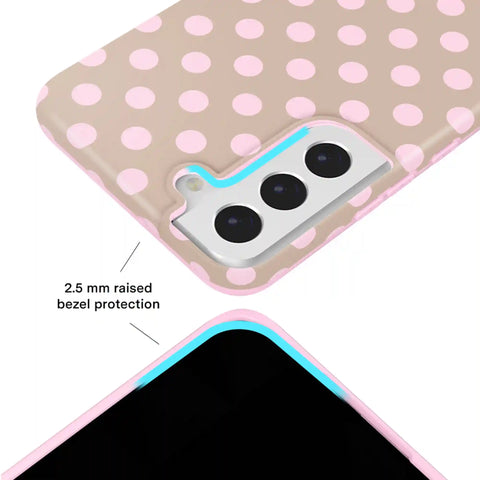 Brown Sugar Polka Dot Samsung Case