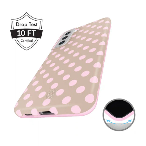 Brown Sugar Polka Dot Samsung Case