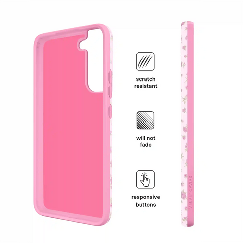 Dainty Pink Floral Samsung Case
