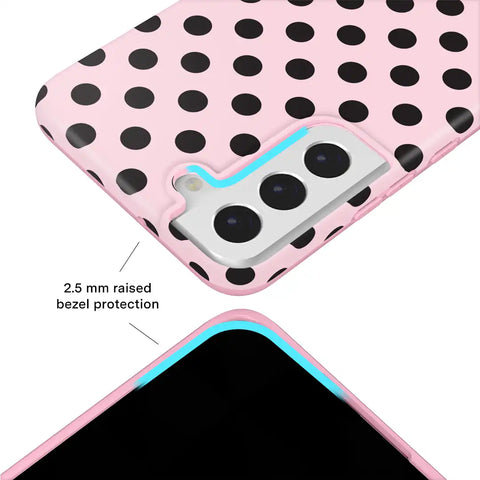 Princess Pink Polka Dot Samsung Case