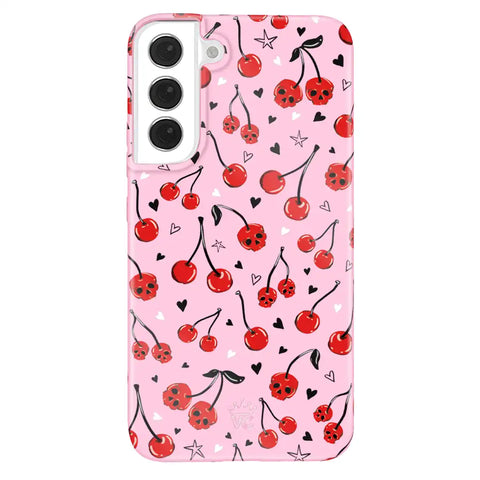 Sour Cherry Skulls Samsung Case