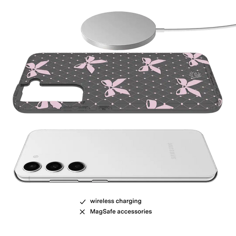 Lacy Pink Bows Samsung Case