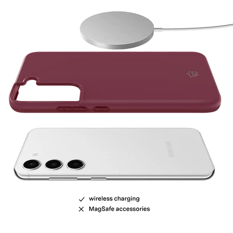 Burgundy 1990 Samsung Case
