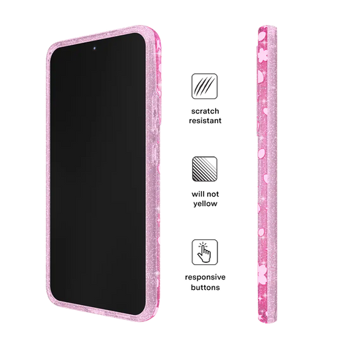 Cherry Blossom Glitter Samsung Case