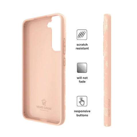 Peach Blossom Floral Samsung Case