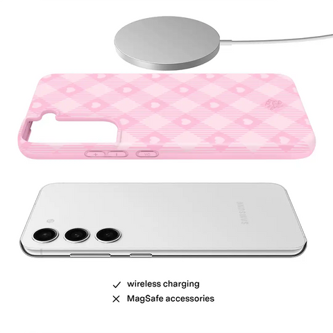 Dolly Pink Gingham Samsung Case