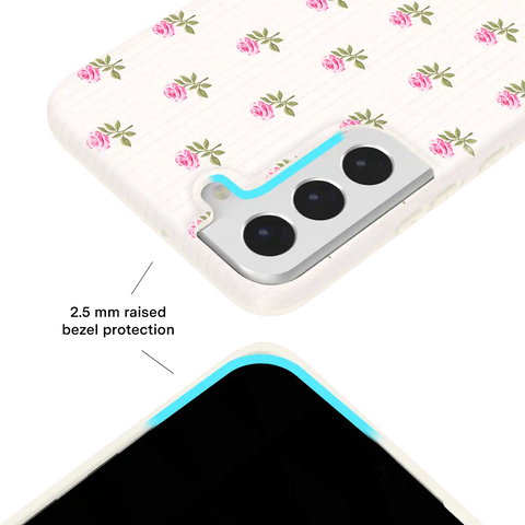 Pink Peony Floral Samsung Case