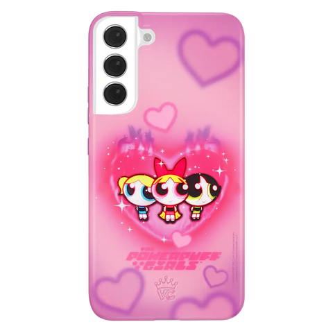The Powerpuff Girls Airbrush Hearts Samsung Case