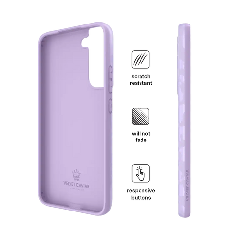 Lilac Leopard Samsung Case