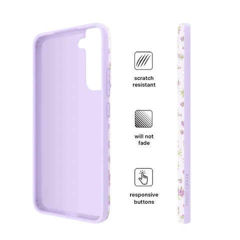 Dainty Lilac Floral Samsung Case