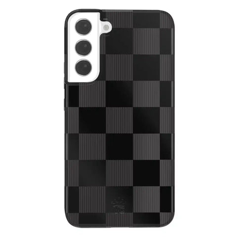 Noir Vibe Checkered Samsung Case