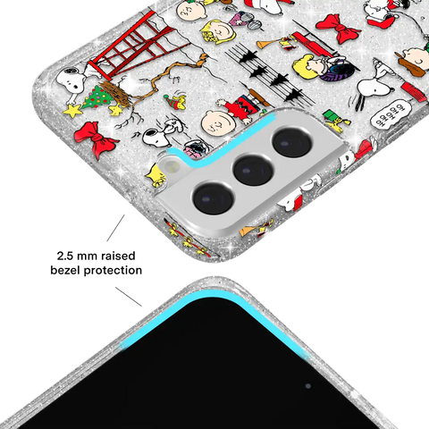 Snoopy Christmas Glitter Samsung Case