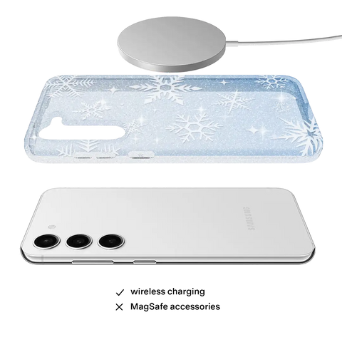 Snow Angel Glitter Samsung Case